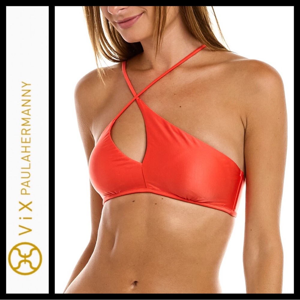 NWT VIX Rai Coral Bikini Top